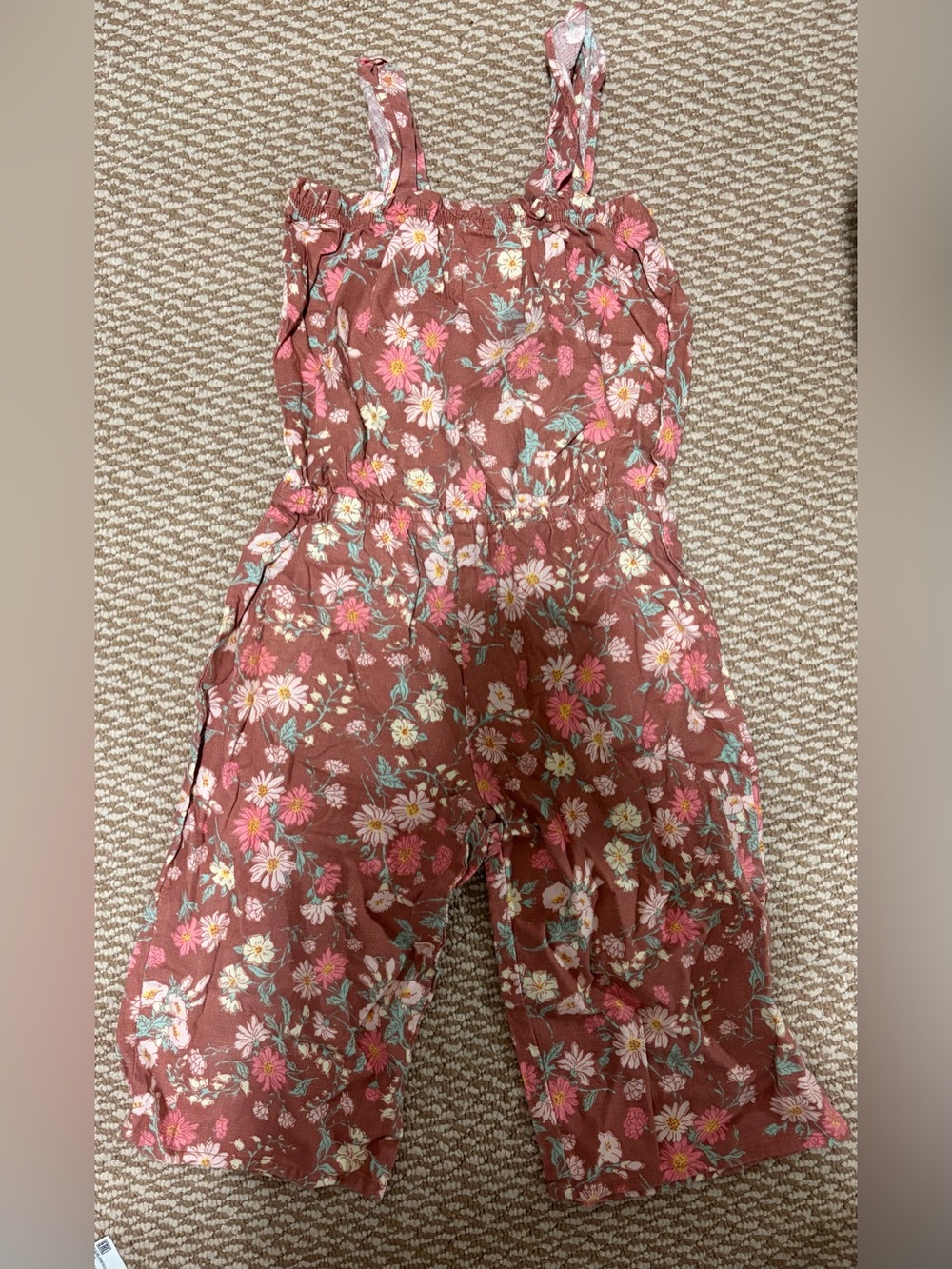 Girls size 4T OshKosh B'gosh Pink Floral Romper